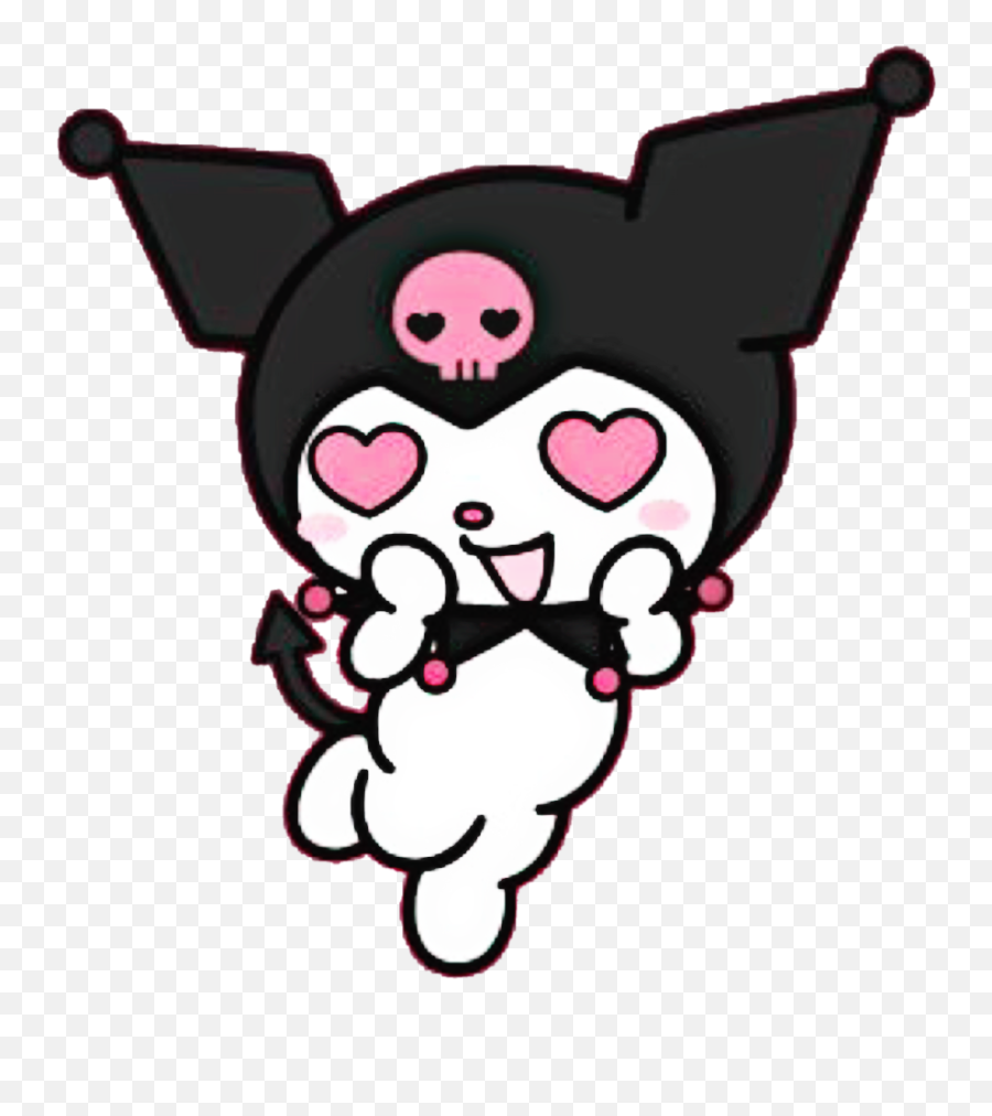 Hello Kitty Grunge Png - Kuromi Transparent Png Emoji,Hello Kitty Emoticon Stamp