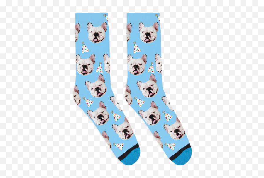 Shop Divvyup - Custom Dog Socks Emoji,Crown Emoji Sports Socks