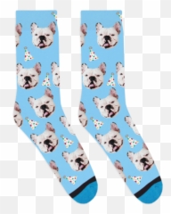 Shop Divvyup - Custom Dog Socks Emoji,Crown Emoji Sports Socks