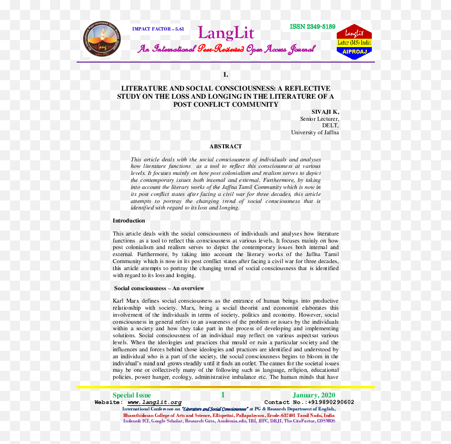 Pdf Literature And Social Consciousness A Reflective Study - Document Emoji,Figure 11.4 Strong Emotions Changeable Temperaments Weak Emotions Unchangeable Temperaments