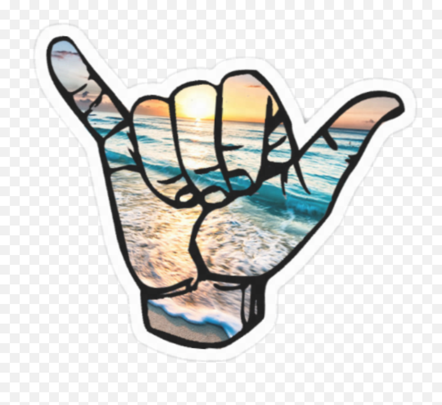 Mystickeredits Sticker - Aesthetic Beach Stickers Emoji,Shaka Emoji Youtube