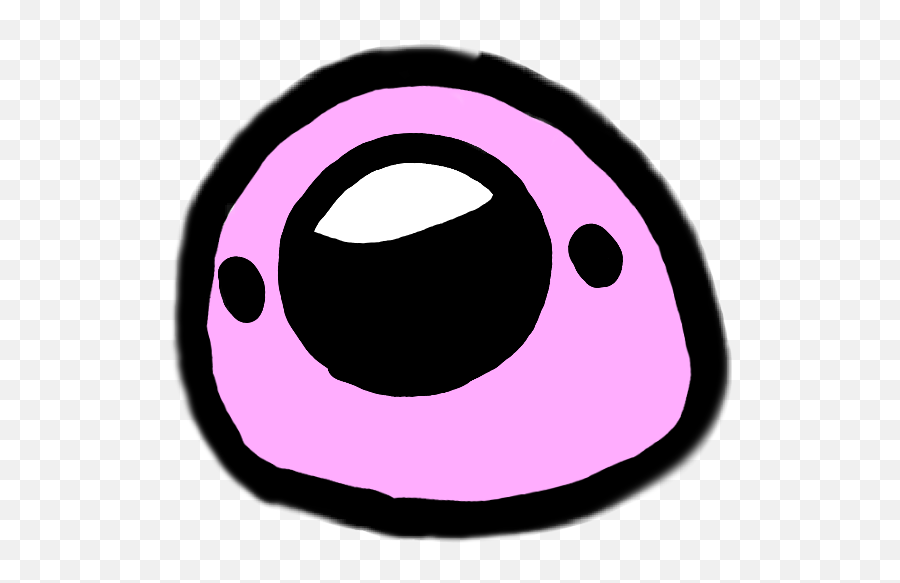 Slime Pink Cute Blob Sticker - Dot Emoji,Bouncing Owo Blob Emoji