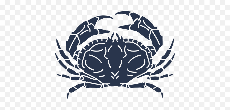 Crab Silhouette Ocean Animal Transparent Png U0026 Svg Vector - Cancer Emoji,Hermit Crab Emoticon