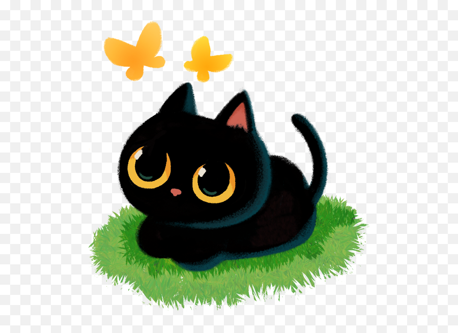 Black Cat Emoji Happy My Ash - Lovely,Black Cat Emoji