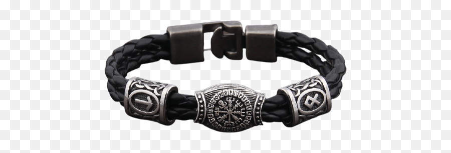 Viking Leather Bracelet - Viking Leather Bracelet Emoji,Gjallarhorn Emotion Electronics