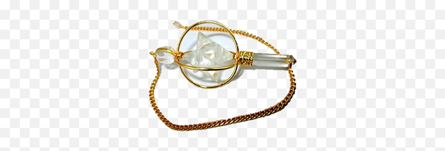 Jet Gold Plated Crystal Quartz Spinning Merkaba Pendulum 25 Inch Therapy Book Ebay - Png Emoji,Water Molecules Affected By Emotion