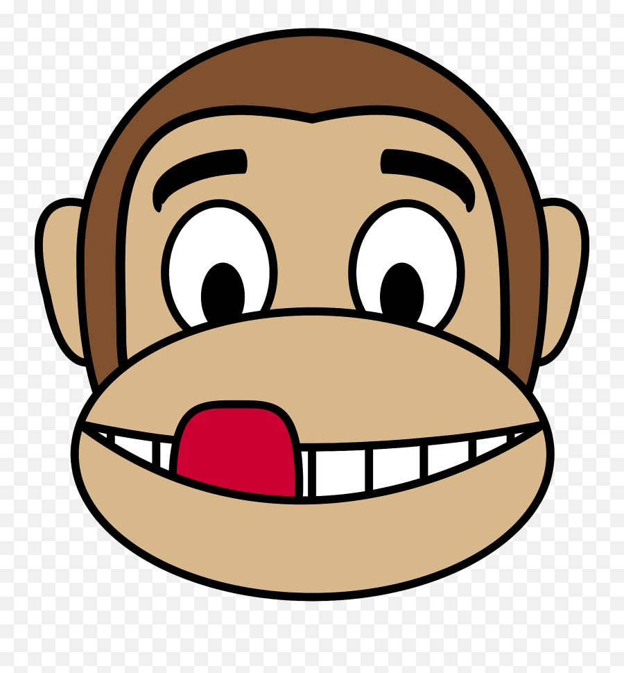 Real Monkey Png - Monkey Head Clipart At Getdrawings Monkey Faces Cartoon Emoji,Emoji Drawings