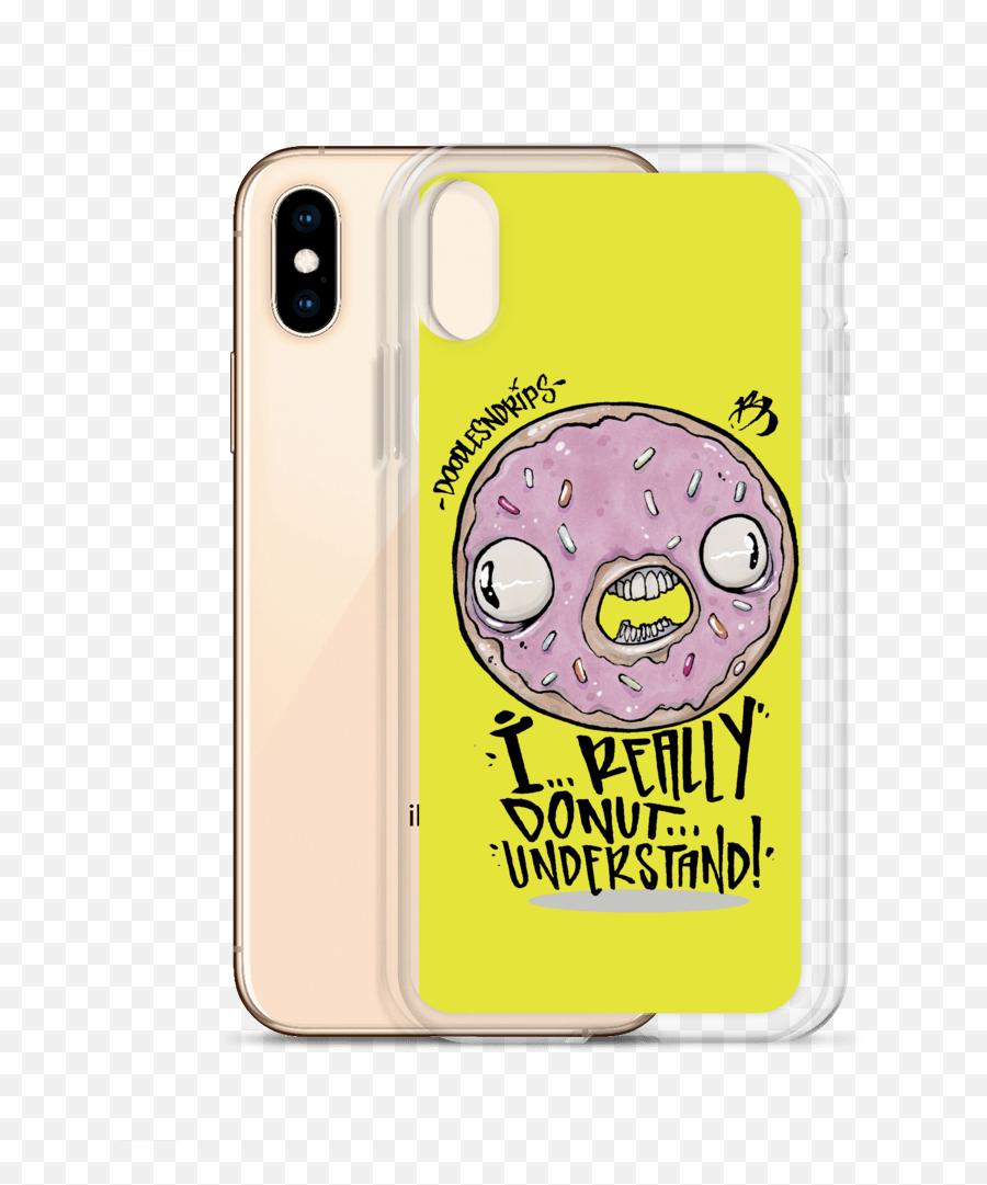 I Donut Understand Iphone Case - Iphone Emoji,Dirt Emoticon