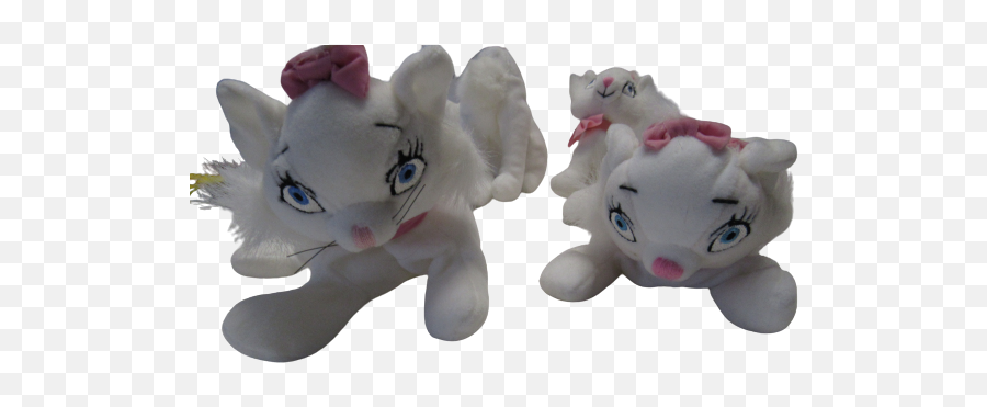 Plush Lot 4 White Cats Disney And 50 - Fictional Character Emoji,Chile Emoji Pillow