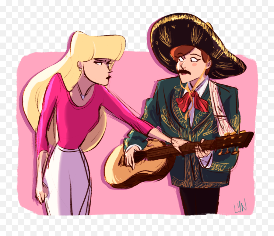 Mariachi Pacifica Gravity Falls Know Your Meme - Gravity Falls Adult Pacifica Emoji,Facebook Emoticon Mariachi