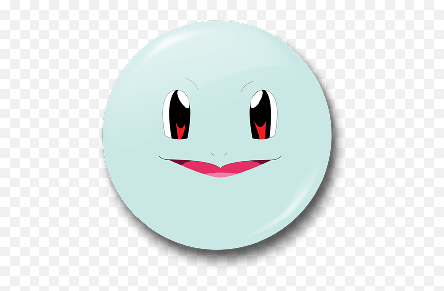 Cyan Monster Badge - Just Stickers Fictional Character Emoji,Squirtle Emoticon