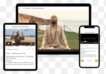 40 Days Of Transformation 40 - Day Meditation Challenge Emoji,Images Emotions Body Mind The Heart Illustrations