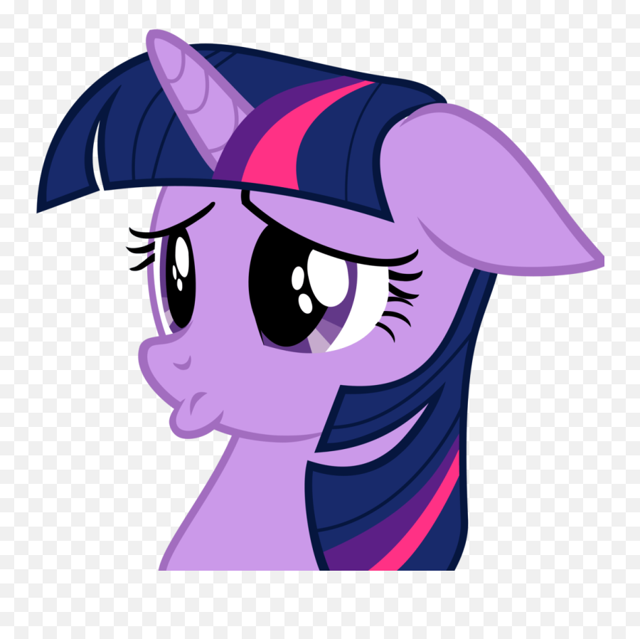 My Little Pony Sad Face - Twilight Sparkle Sad Face Clipart Emoji,Image Of A Small Sad Emoticon