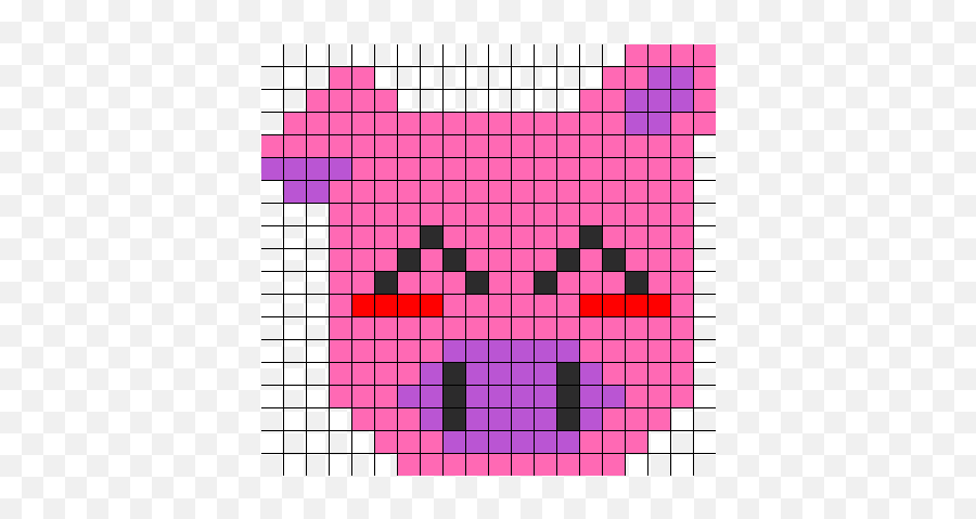 Blush Kandi Patterns Blush Pony Bead Patterns Patterns Emoji,Pig Kawaaii Emoticon
