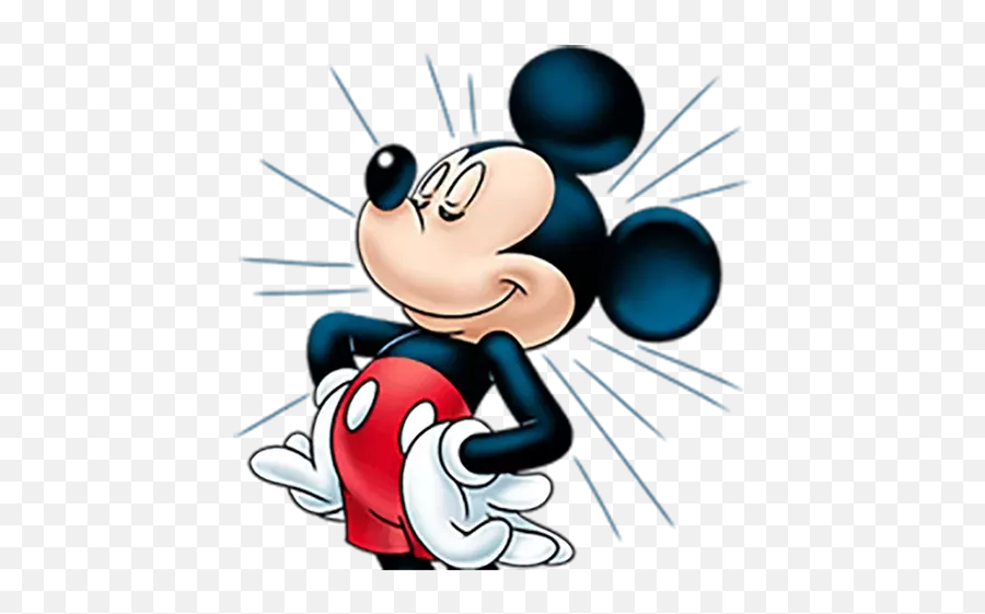 Mickey Mouse 3 Stickers For Whatsapp - Cara Mickey Mouse De Perfil Emoji,Mickey Mouse Emoji Android