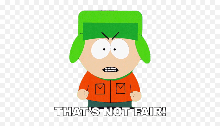 Thats Not Fair Kyle Broflovski Sticker - Thats Not Fair Kyle Emoji,Protest With Sad Emoji