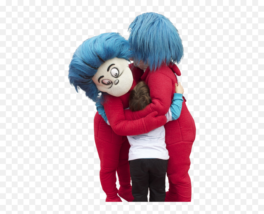 Thing One Hug Full Size Png Download Seekpng Emoji,Hug & Kiss Emoticon On Facebook