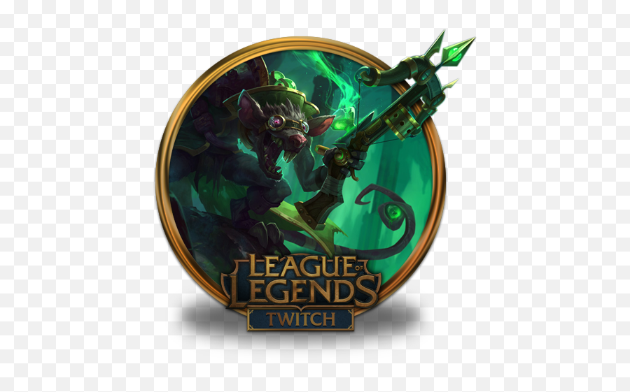 Twitch Icon League Of Legends Gold Border Iconset Fazie69 - League Of Legends Icon Twitch Emoji,Twitch Logo Emoji
