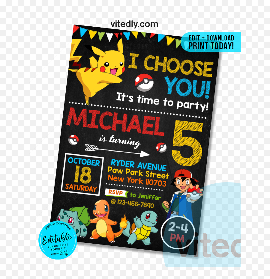 Pokemon Birthday Invites U2013 Artofit Emoji,South Africa Flag Emoji Copy And Paste