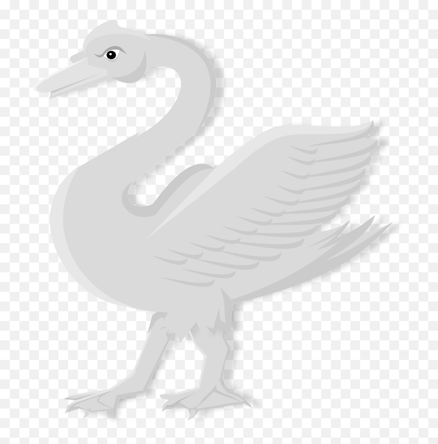 Download Hd File - Heraldic Swan Meuble Svg Waterfowl Emoji,Swan Emoji