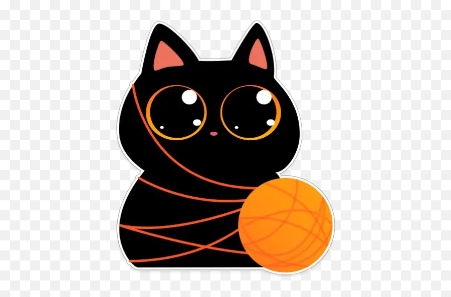 Black Cat - Stickers For Whatsapp Emoji,Black Cat Emoji Ios