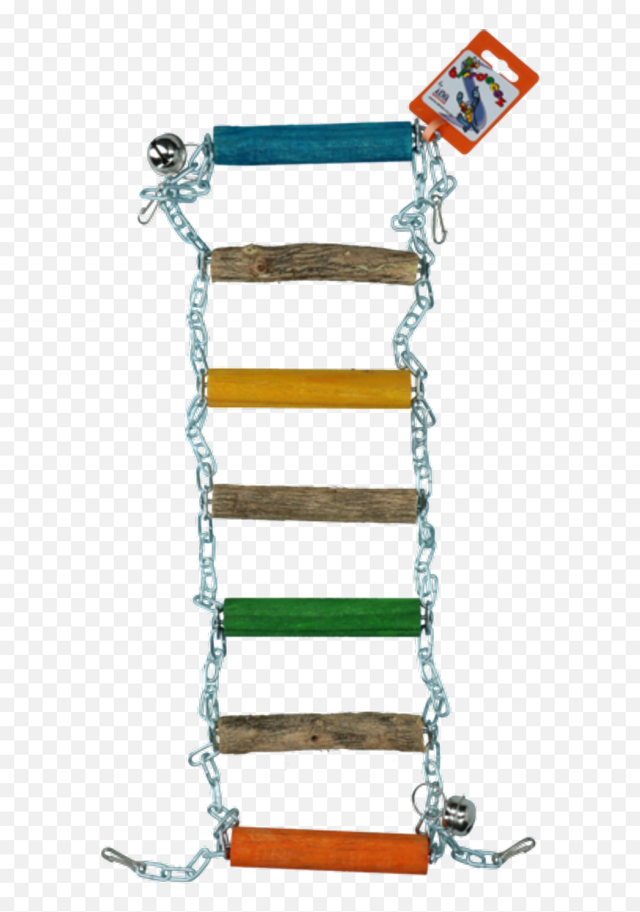 Birrdeeez Parrot Bridge Ladder Wood U0026 Chain - Pet Grossisten Vertical Emoji,Cockatiel Emoji