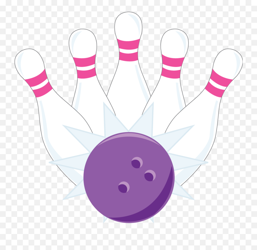 Bowling Quinceanera Girls Doing Bowling Clipart Oh My - Bowling Strike Png Clip Art Emoji,Emoji Bowling Ball