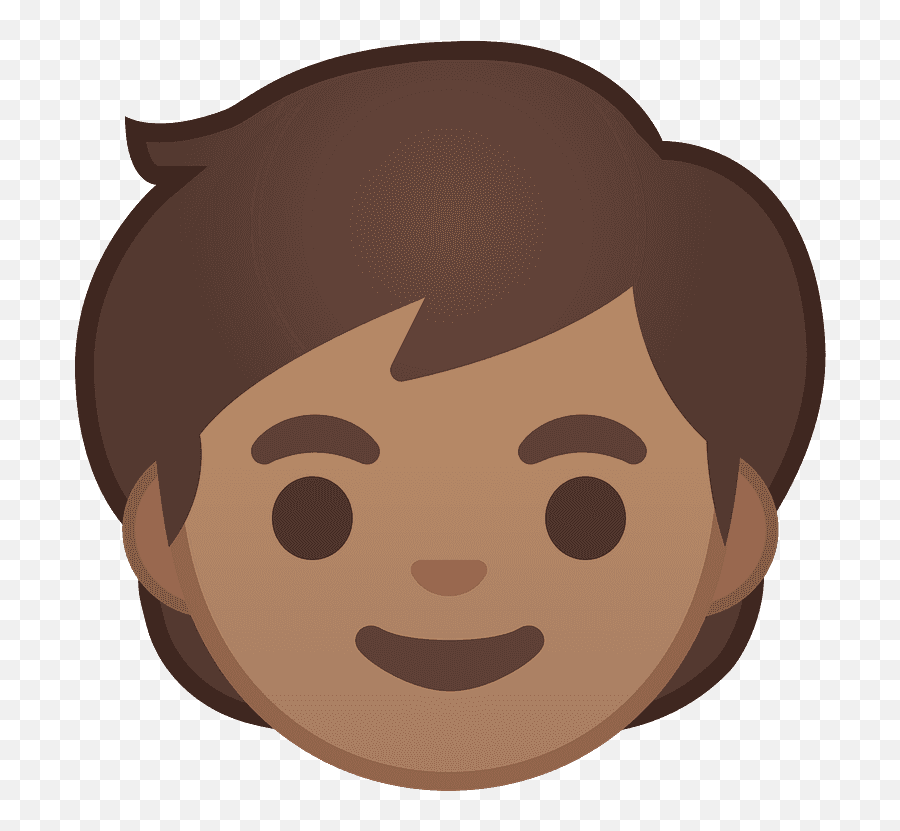 Peau Légèrement Mate Enfant Image Clipart Téléchargement - Happy Emoji,Mate Emoji
