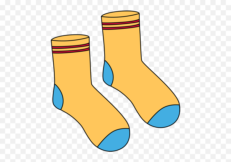 Free Sock Clipart - Clip Art Library Pair Of Socks Clipart Emoji,Kids Emoji Socks