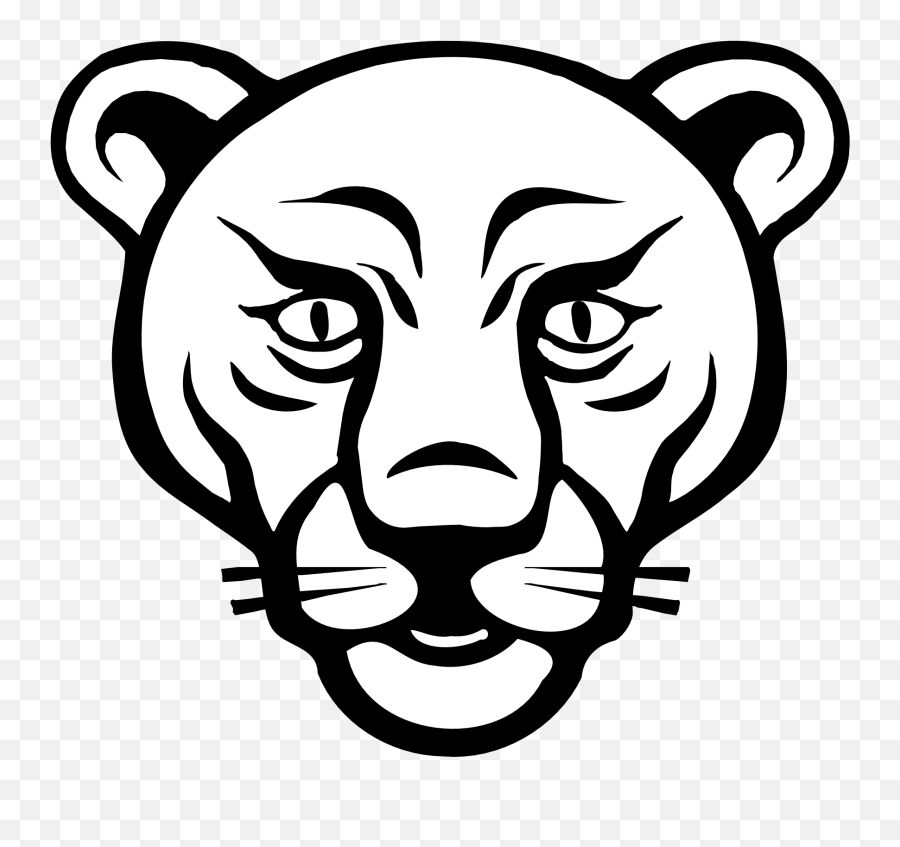Free Cougar Mascot Cliparts Download - Lioness Face Coloring Page Emoji,Wsu Cougar Emoji