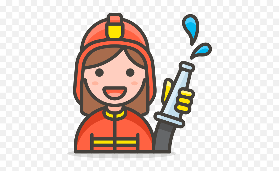 Woman Firefighter Free Icon Of 780 - Woman Firefighter Clipart Png Emoji,Asian Woman Emoji