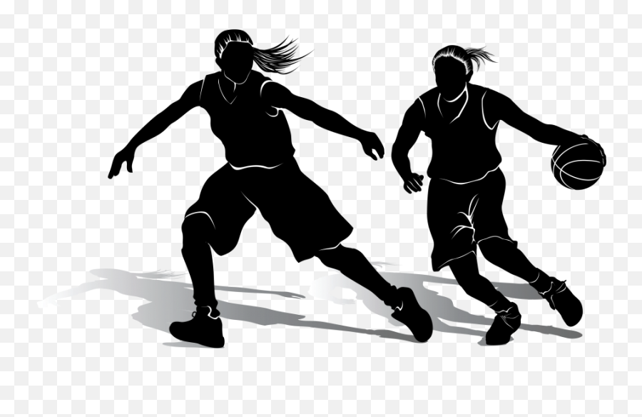 Library Of Basketball Shorts Banner Freeuse Download Png - Transparent Girl Basketball Silhouette Emoji,Emoji Basketball Shorts