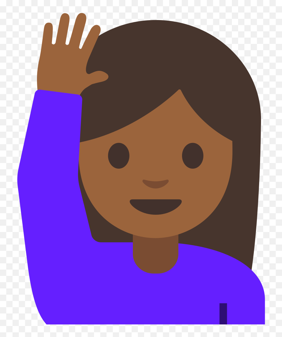 Emoji U1f64b 1f3fe - Emoji Levantando A Mão,Raising Both Hands Emoji