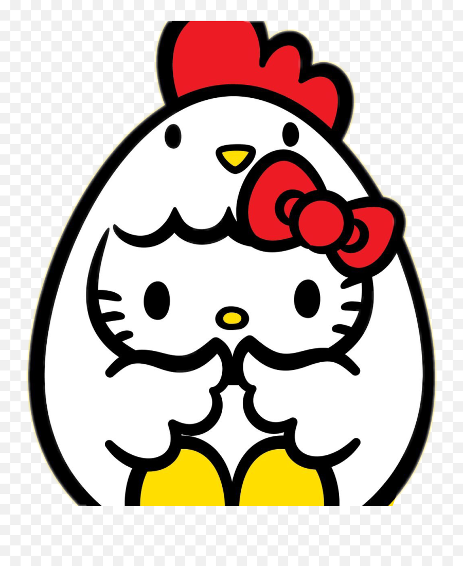 Hellokitty Gallina Huevo Gatita Sticker - Hello Kitty Doctor Emoji,Kitty Cat Japanese Emoji
