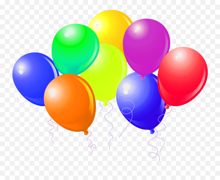 Gif Balloons For Birthday Or Other Emoji,Party Balloon Emoticons