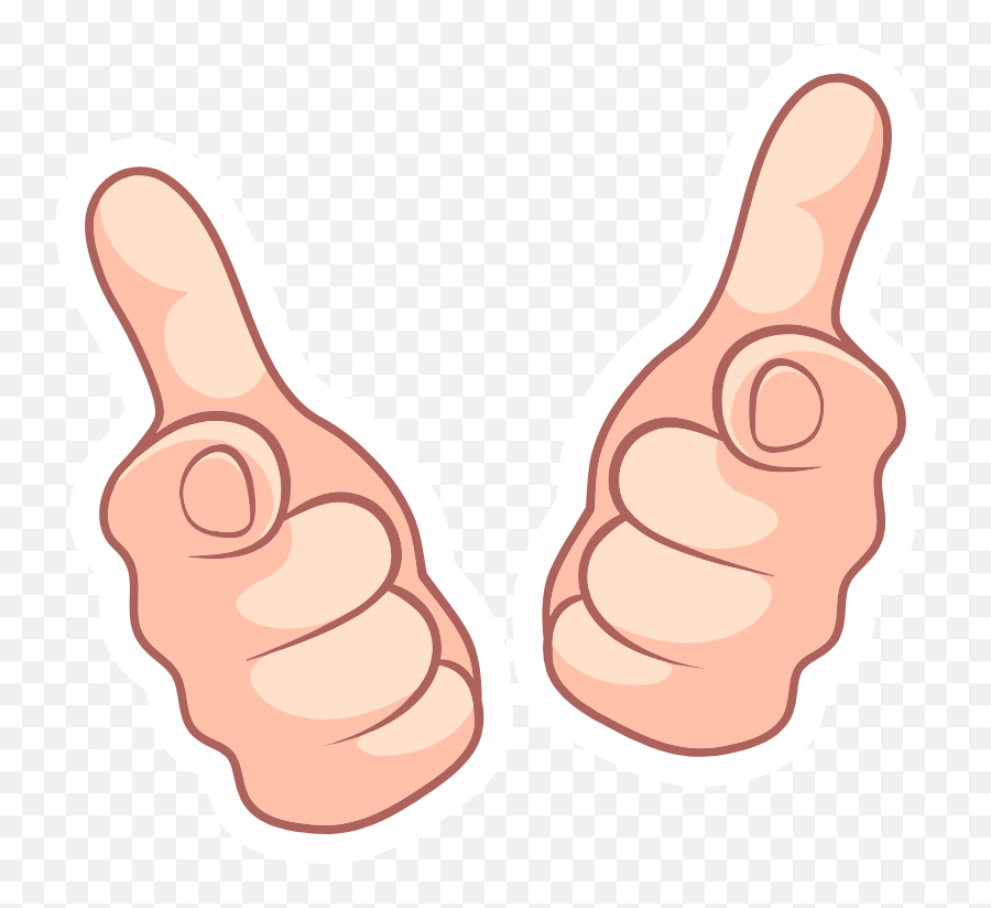 Hey You Hands Gesture Sticker - Sticker Mania Sign Language Emoji,Shaka Emoji