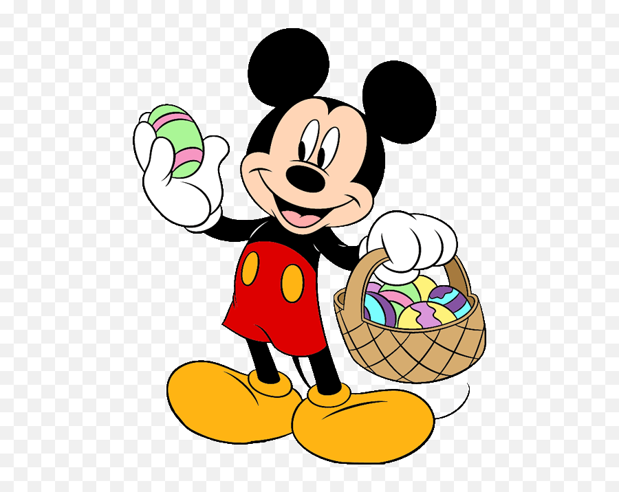 Free Easter Clipart Clipartcow - Clipartingcom Mickey Mouse Happy Easter Emoji,Mickey Mouse Emoji Copy And Paste