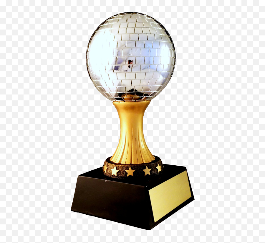 Mirror Ball Resin Trophy - Solid Emoji,Emoji Swimming Mirror