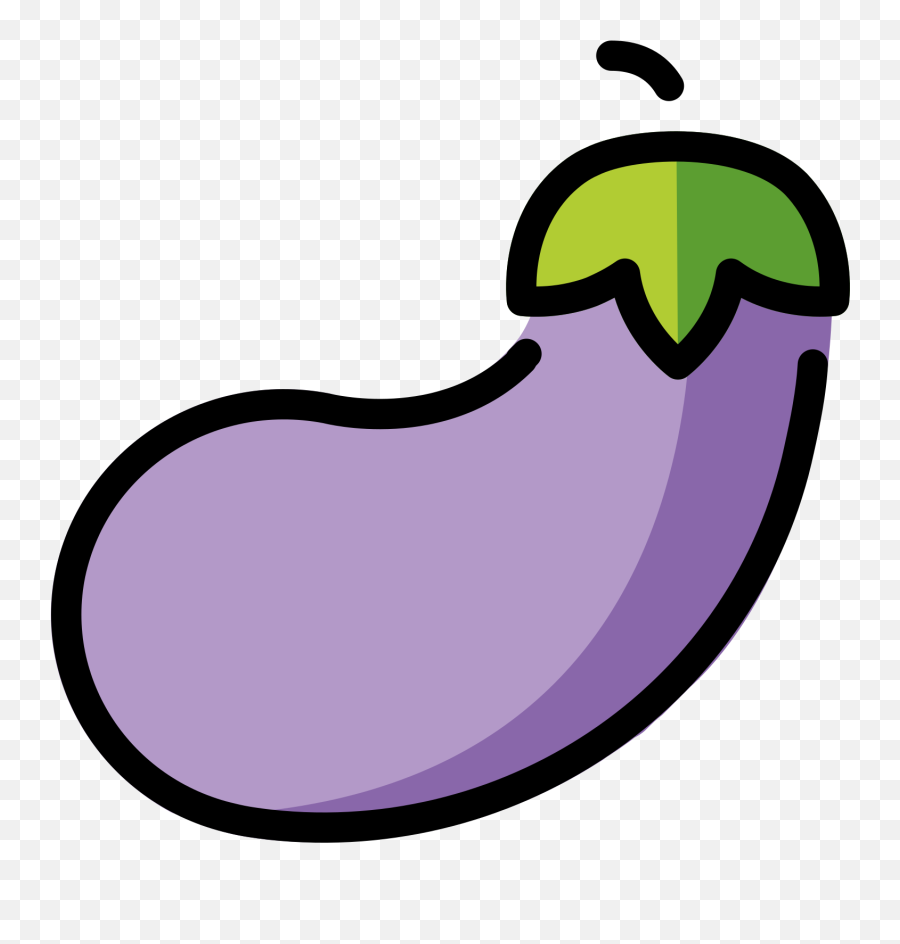 Openmoji Emoji,Eggplant Emojis Vector