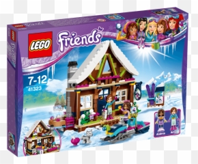 Snow Resort Chalet 41323 - Lego Friends Sets Legocom For Lego Friends Snow Emoji,Snowmobie Emojis