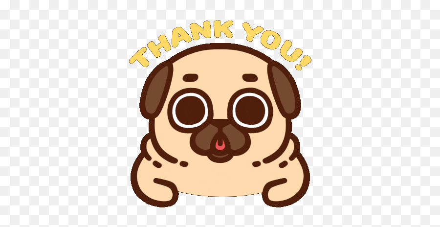 Pin - Transparent Pug Gif Emoji,Puglie Pug Emojis