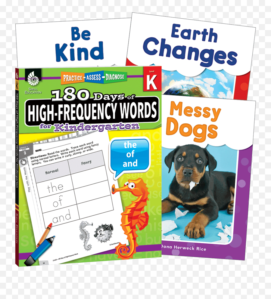 Learn - Athome Highfrequency Words Bundle Grade K 4book Set 180 Days Of High Frequency Words For Kindergarten Pdf Emoji,Spanish Vocabulary Worksheets Emotions