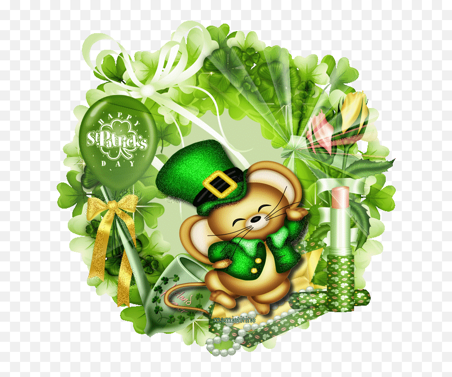 Leprechaun Gif Transparent Background - Gif Animé Saint Patrick Emoji,Animated Gif Saint Patrick's Emojis