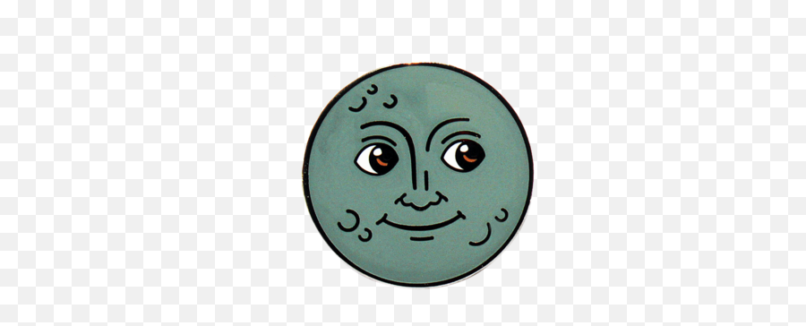 Praying Hands Pin U2013 Shittty Stufff - Moon Emoji Drawing,Scary Moon Emoticon