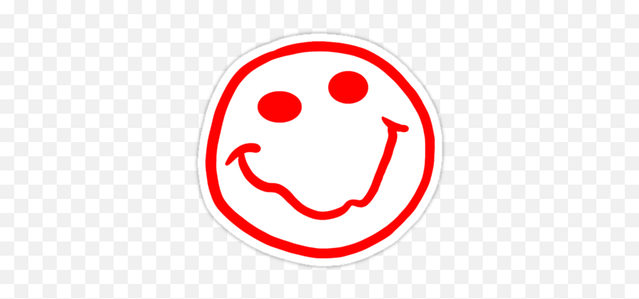 Red Smiley I Logo - Logodix Transparent Nirvana Smiley Face Emoji,Gclip-art Emoticons