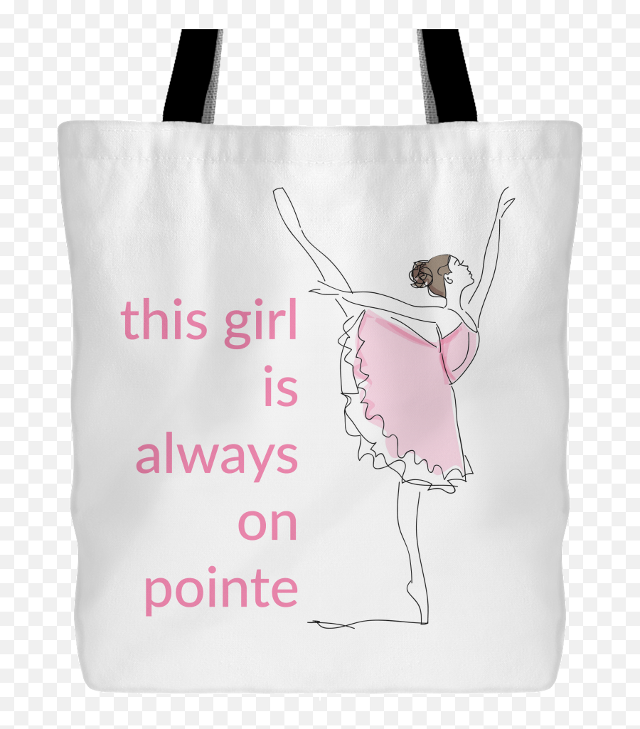 Black Girl Ballerina Tote Bag Ballet Gift For Dancer Totes - Dance Skirt Emoji,Where To Find Emotions On Galaxy S5