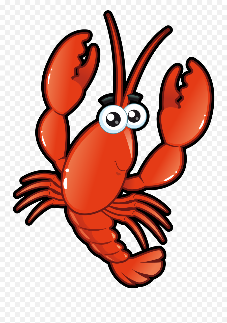 Download Roll Homarus Cartoon Vector - Cartoon Lobster Png Emoji,Dancing Lobster Emoticon