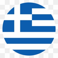 Greece Flag Emoji - Greek Flag,Blue Circle Emoji