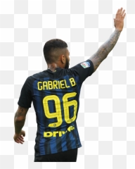 Gabriel Barbosa Football Render - 30147 Footyrenders Gabriel Barbosa Inter Png Emoji,Gabriel Barbosa Emoticon Heart