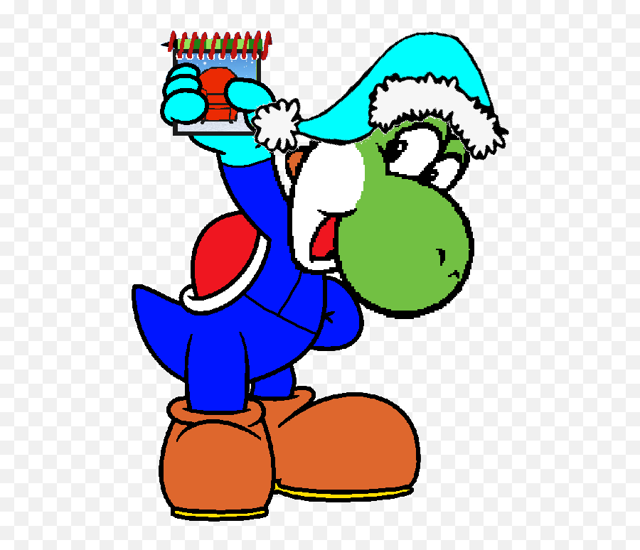Yoshi Holding His Snowy Dowy Notebook Blueu0027s Clues And You Emoji,Fairly Oddparents No Emotions Episode